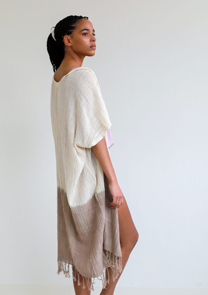 Boho Cardigan Ombre Beige