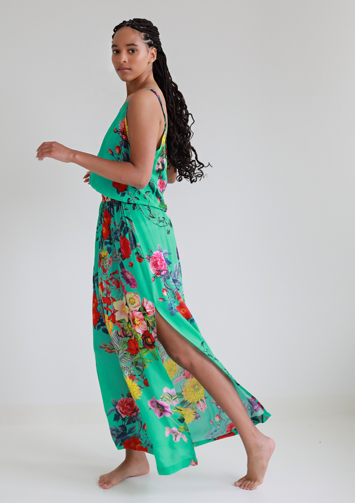 Blue vanilla 2024 floral maxi dress