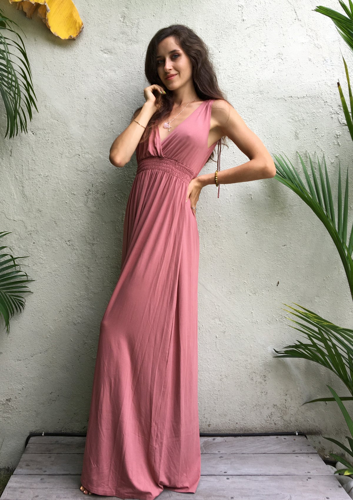 Aggi maxi dress new edition pink