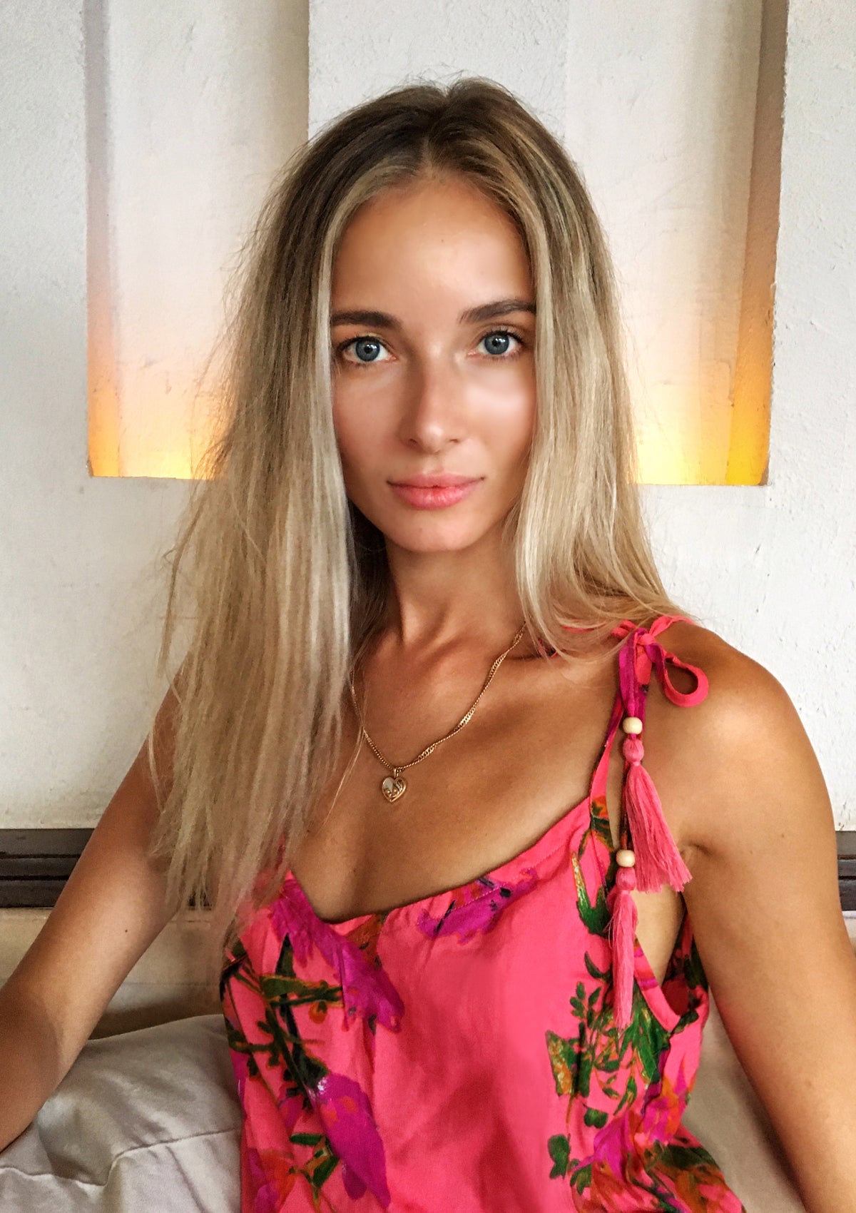 Alyona Playsuit Tropical Coral Pink