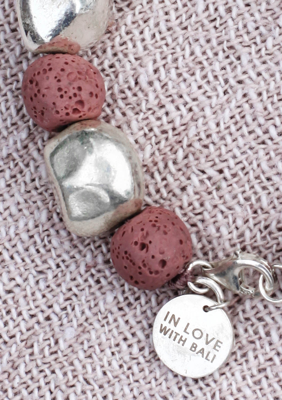 Lava & Silver Six Pack Bracelet